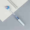 Cartoon cute soft girl fairy pen, small fresh and colorful streaming sand pen net red vibrato, sewing sand gradual writing pen