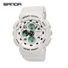 Street waterproof universal digital watch for leisure, suitable for teen