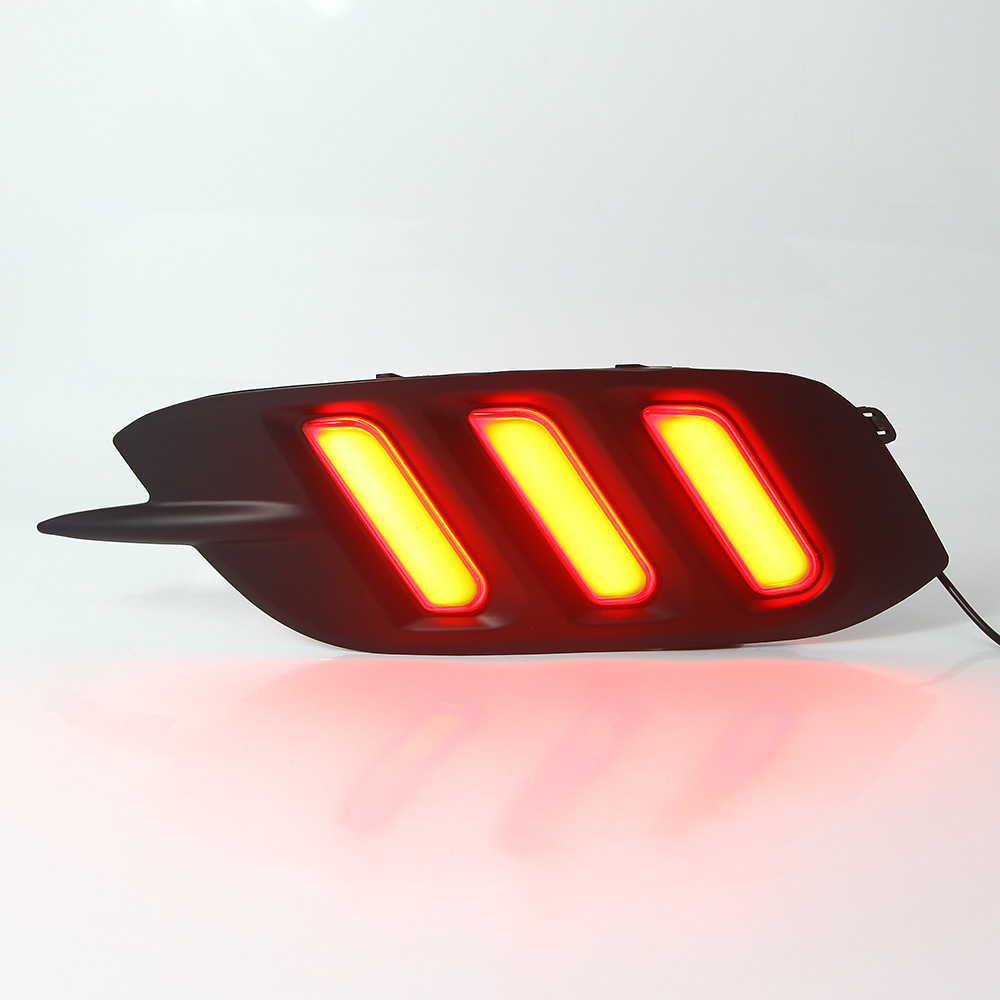 Aplicable a décima generación Cívica parachoques trasero caballo salvaje luz cívica luz trasera luz de freno Luz de dirección streamer