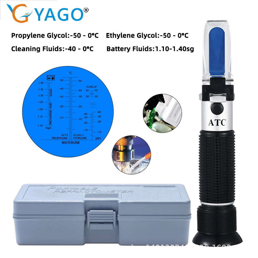 Рефрактометр автомобильный измеритель точки замерзания-50-0 ℃ измеритель точки замерзания мочевины измеритель концентрации антифриз детектор точки замерзания
