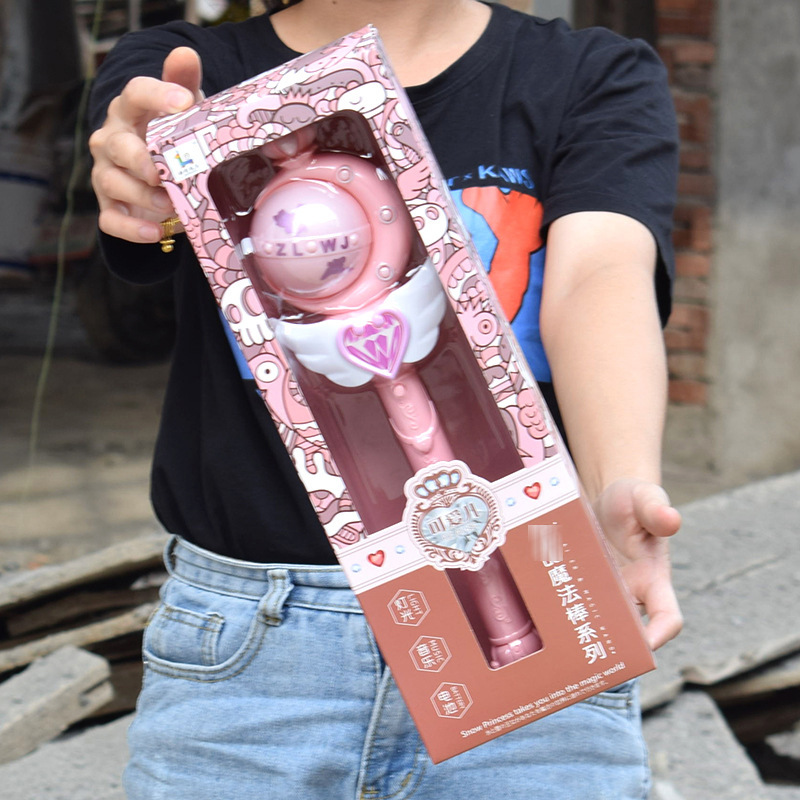 Children's Light Music Magic Wand Toy Girl Glow Transformation Fairy Stick Play Home Toy Training Gifts