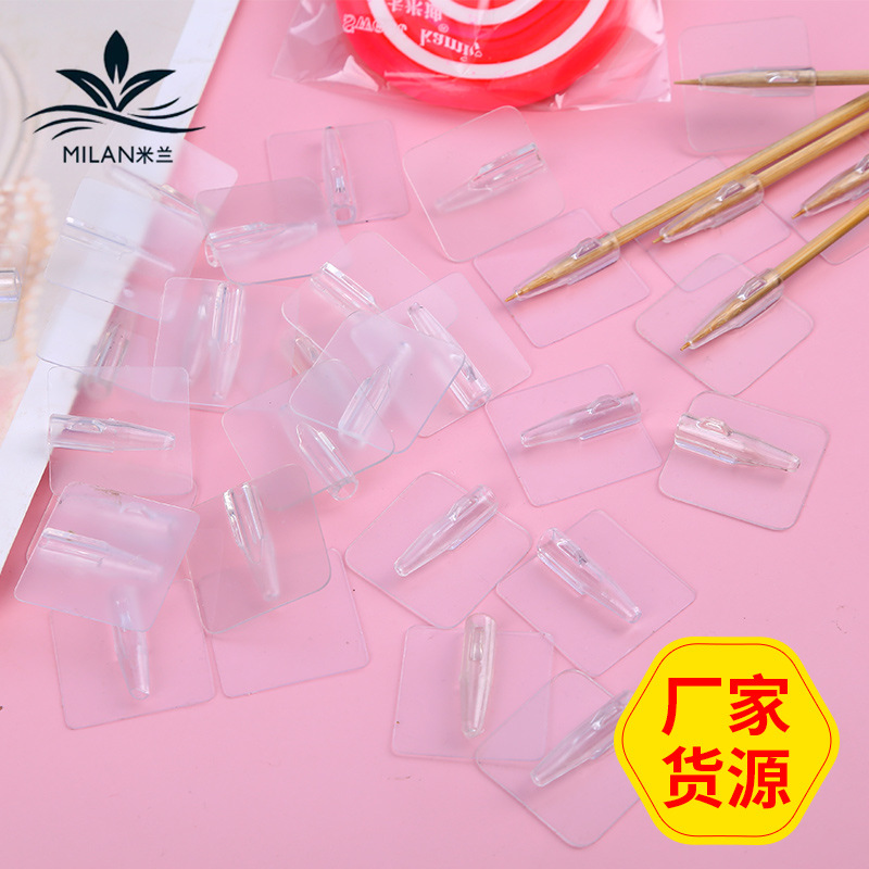 Floral pegatinas universales pegamento fijo palo de bambú Jack adhesivo DIY bocadillo ramo de humo pegatinas fijas flor materiales de embalaje