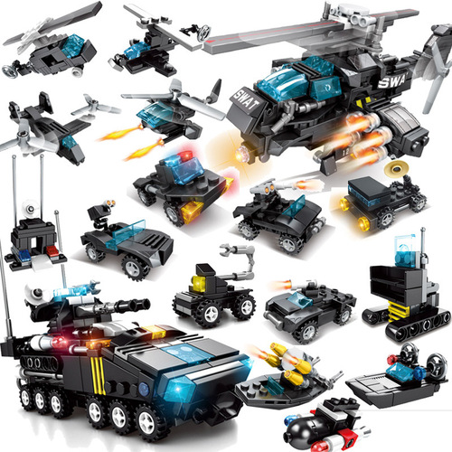 Children's Brain-Teasing Assembly Toys Compatible with LEGO, Educational, Senba Small Box Blocks, MG Trendy Gifts for Boys and Girls