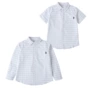 夏款长袖男短袖格子校服
