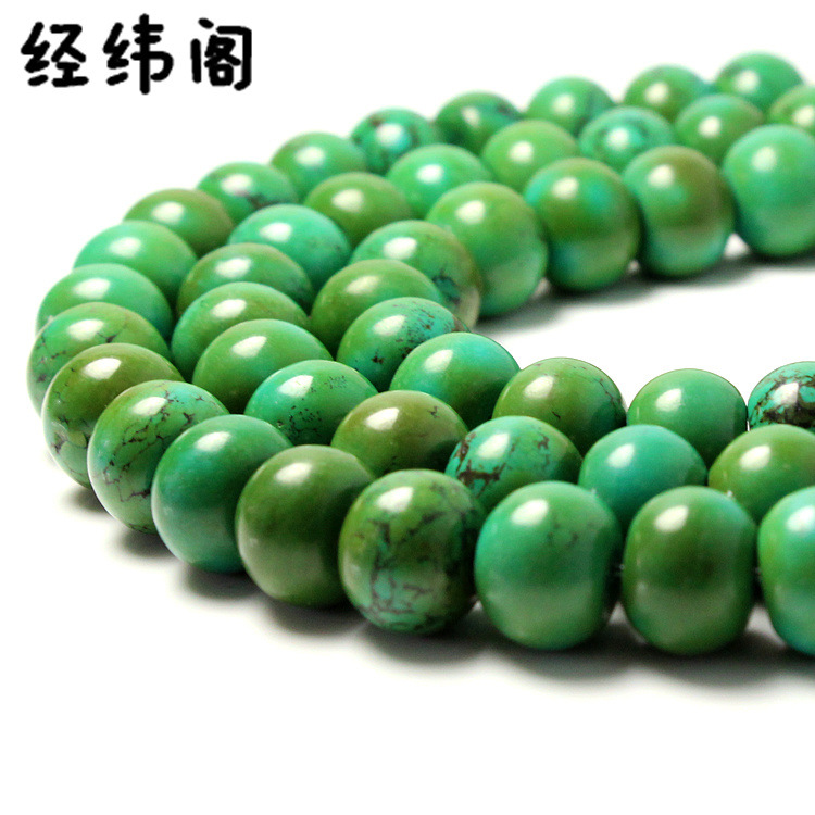 Turquoise beads handmade