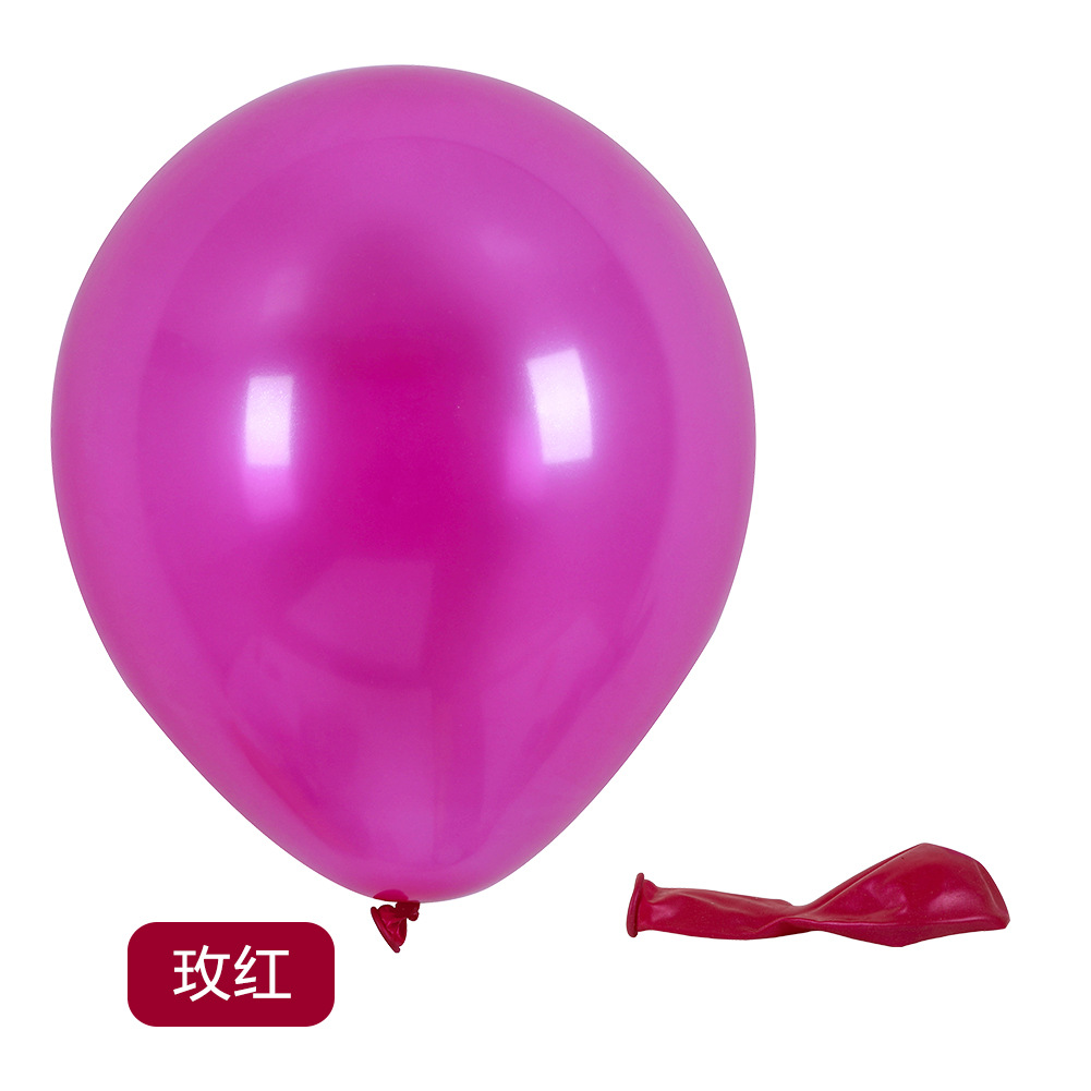 1,8G globo de látex perla fiesta decoración globo arreglo cumpleaños boda Ronda 10 pulgadas 1,8G globo