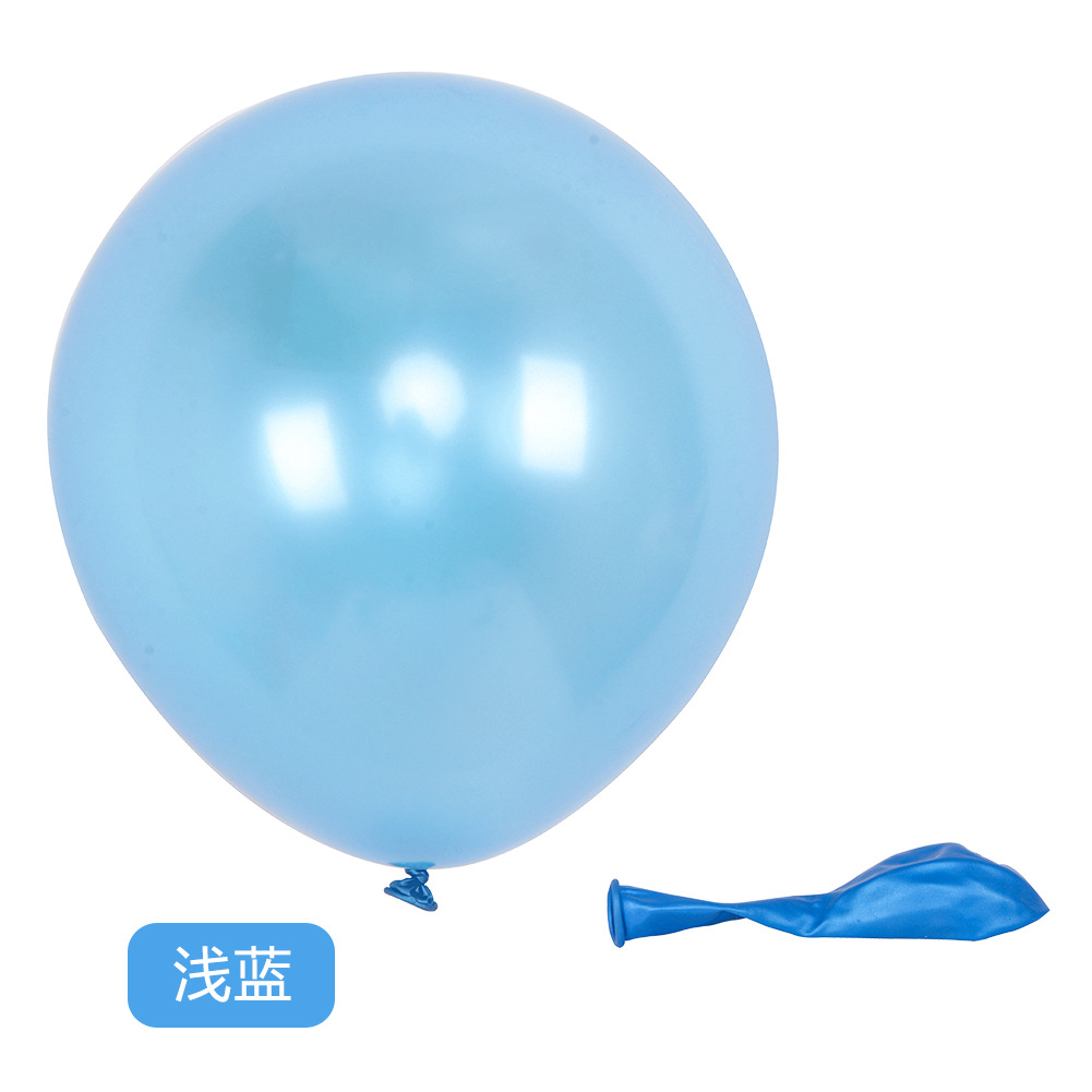 1,8G globo de látex perla fiesta decoración globo arreglo cumpleaños boda Ronda 10 pulgadas 1,8G globo