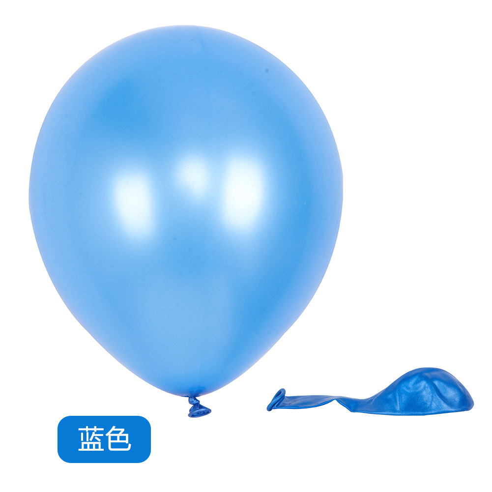 1,8G globo de látex perla fiesta decoración globo arreglo cumpleaños boda Ronda 10 pulgadas 1,8G globo