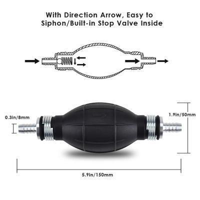 Automobile manual oil pumping pipe oil suction device one-way valve self-flow oil pump oil controller stop oil pump water changer