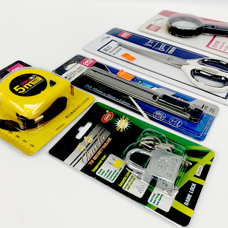 Pvc 70% off Blister Card Packaging for Hardware Tools and Cutlery, 60% off Side Hardware Tool Blister Packaging