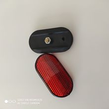 厂家直销电动车单自行车后泥瓦反光片 自行车尾灯反射器  警示灯
