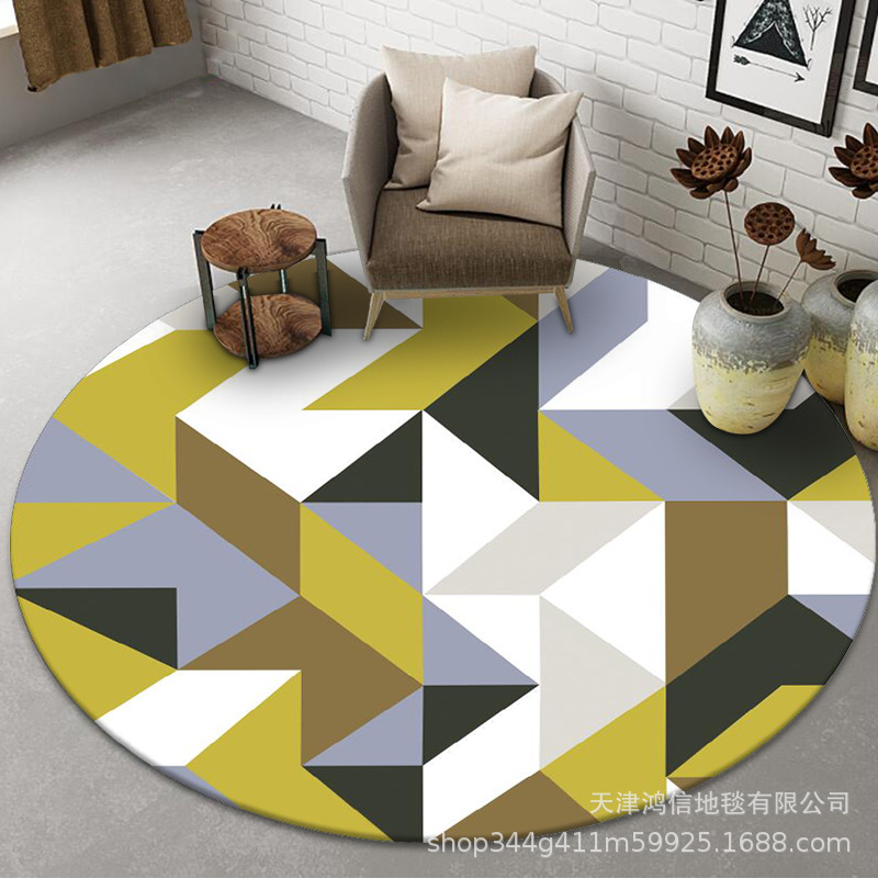 Modern and minimalistic carpet for living room