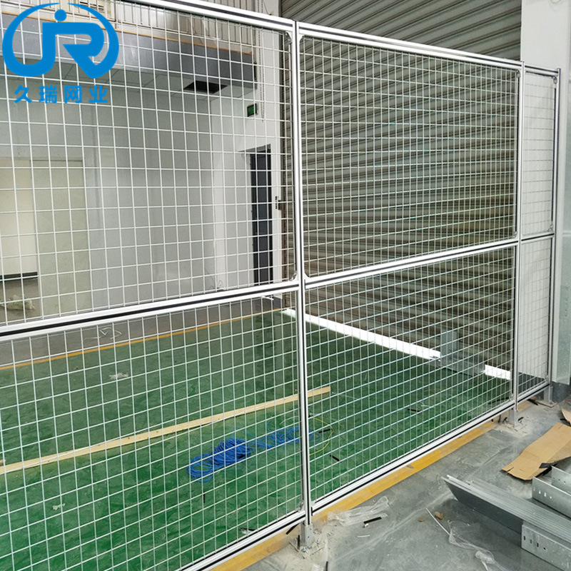 工业机器人铝型材设备安全护栏供应机器人防护栏车间安全防护围栏