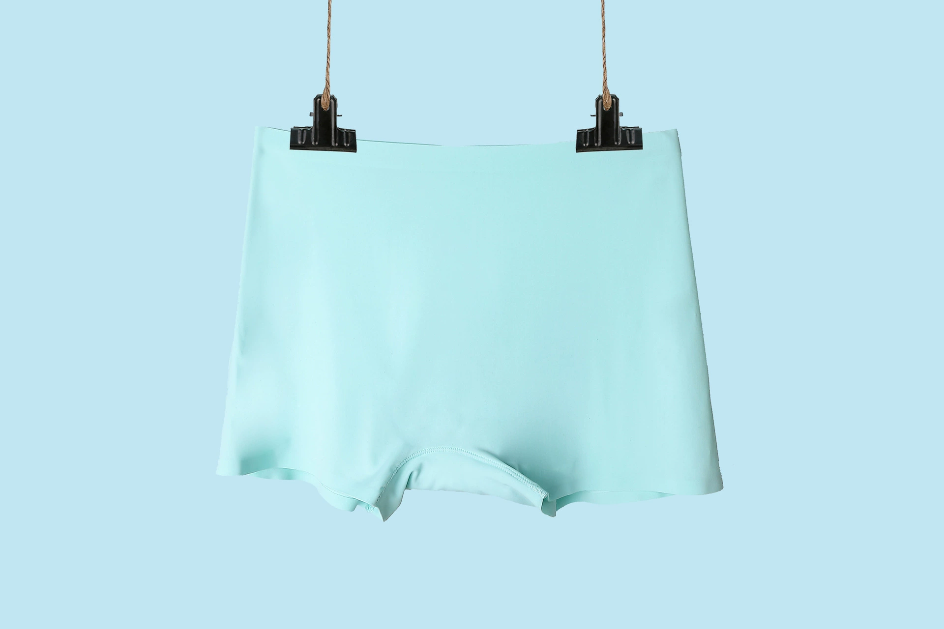 Silk underwear, pants, trousers, protective corner covers, summer thin protective underware, (Physicals), mid rise