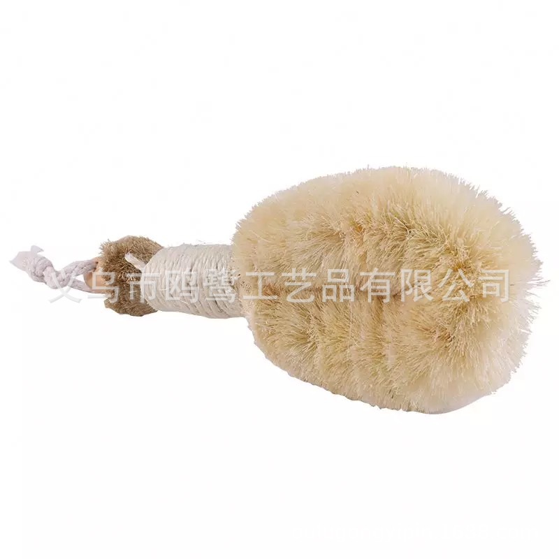Fabricante en stock masaje cuerpo cepillo hogar cepillo de baño de isal natural cepillo de baño
