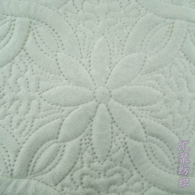 绒布超声波压花 无线绗缝压花面料 绒布复合压花 超厚超声波压花