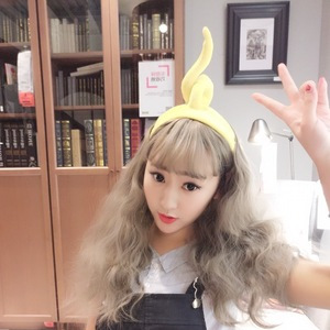 Nueva antena diadema de bebé anime diadema de dibujos animados lindo venta lindo tridimensional diadema banda para el cabello lavado de cara diadema femenina