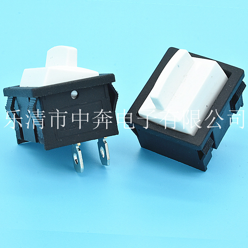 方形手柄翘板开关 KCD5 21*24mm 方形摇臂船型开关 2脚摇臂开关