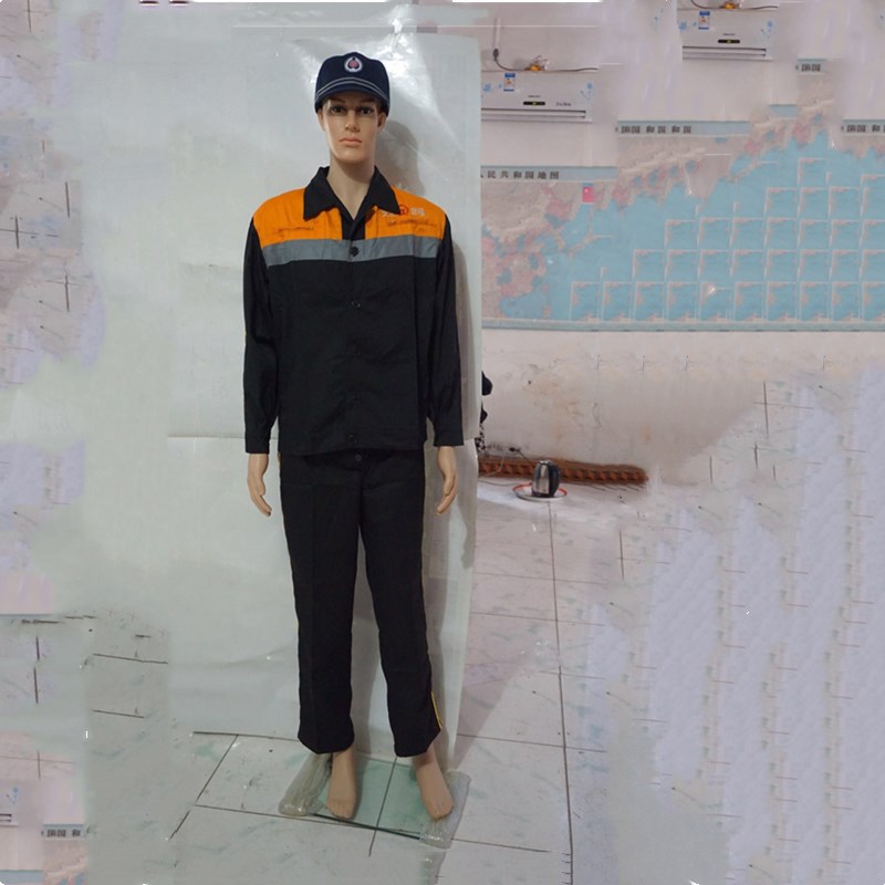 铁路工务人员工作服 工作帽 防护棉布马甲带反光