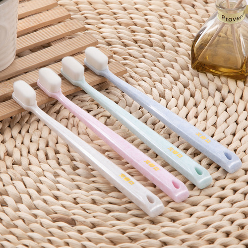 Aishukou adult soft bristle toothbrush 10,000 bristle toothbrush factory direct supply small head single toothbrush wholesale