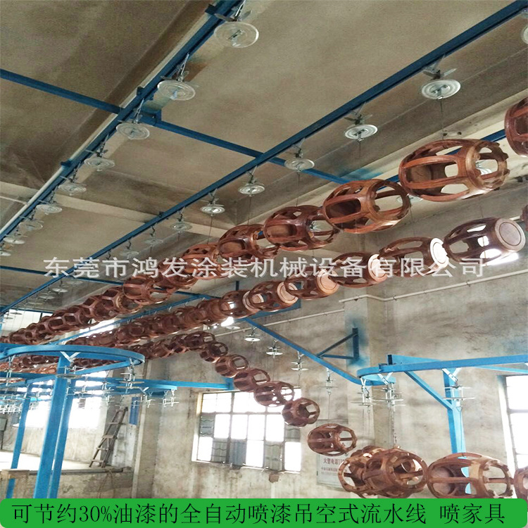 【厂家供应】可省30%油漆的家具全自动喷漆设备