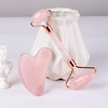 Crystal heart shaped, cosmetic massager jade for face, wholesale