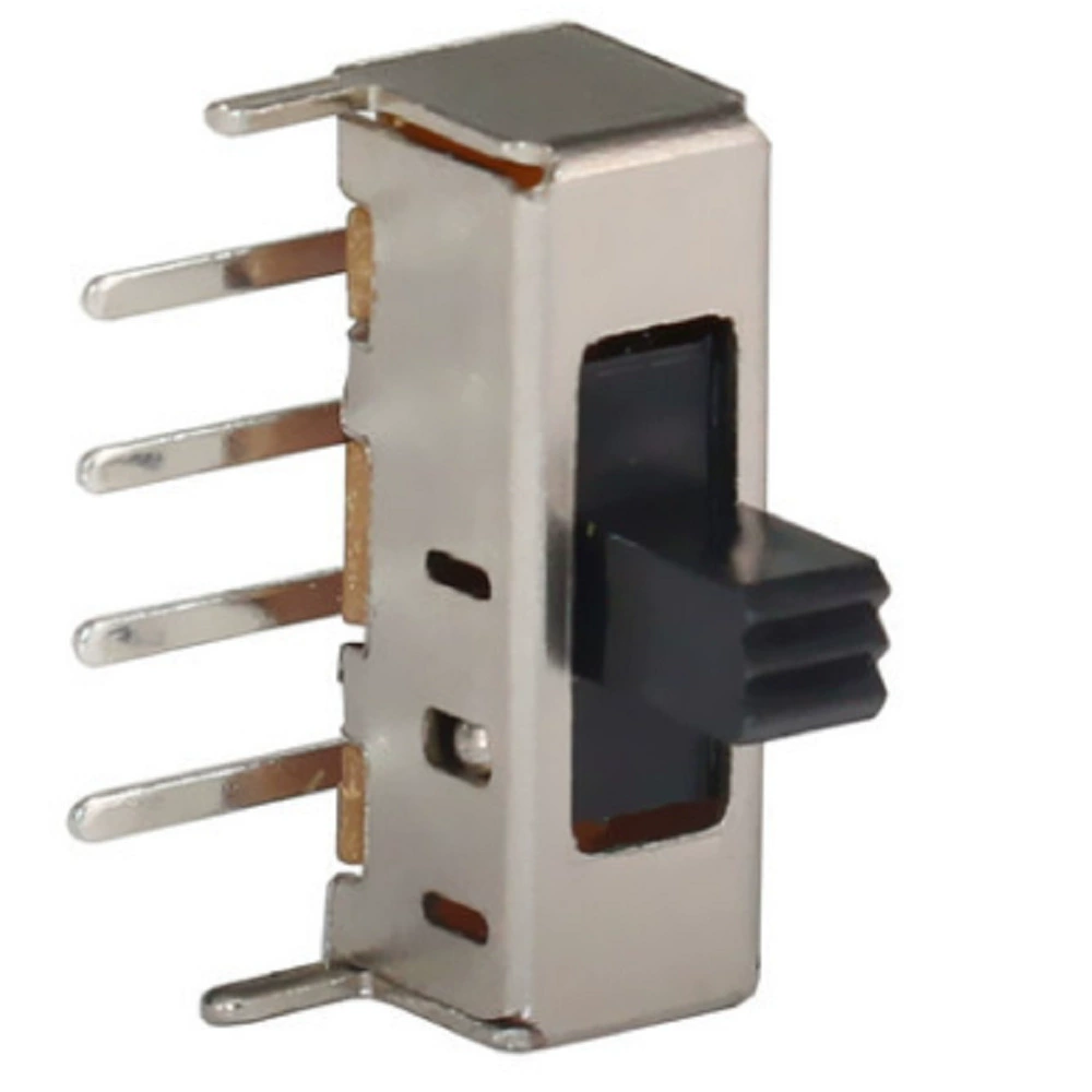 Заводской SMD угловой ножной переключатель трёхскоростной SS-13F24 (1P3T) с регулируемой высотой рукояти, скользящий переключатель