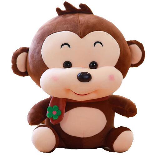 Monkey doll wholesale super cute down cotton bed monkey orangutan pillow plush toy cute girl doll