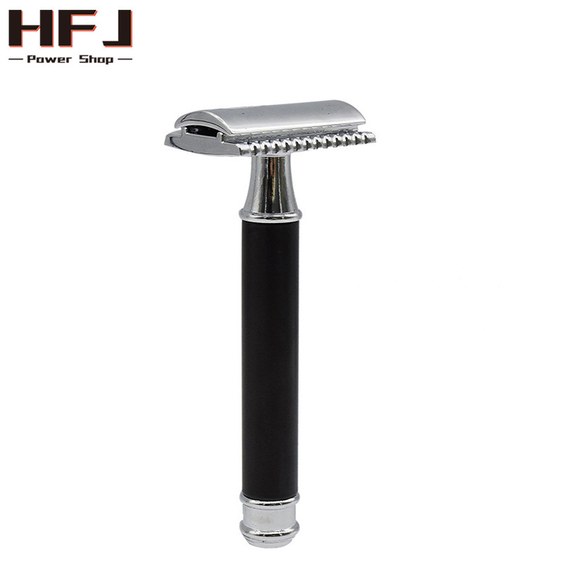 구식 양면 면도기 수동 면도기 조절 식 면도 나이프 홀더 남성 수동 면도기 헤어 리무버