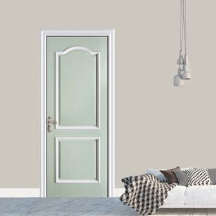 Jiangshan Wood Door Factory Direct Wholesale European-Style Mixed Oil Paint Wood Composite Interior Doors Wood Doors Room Door