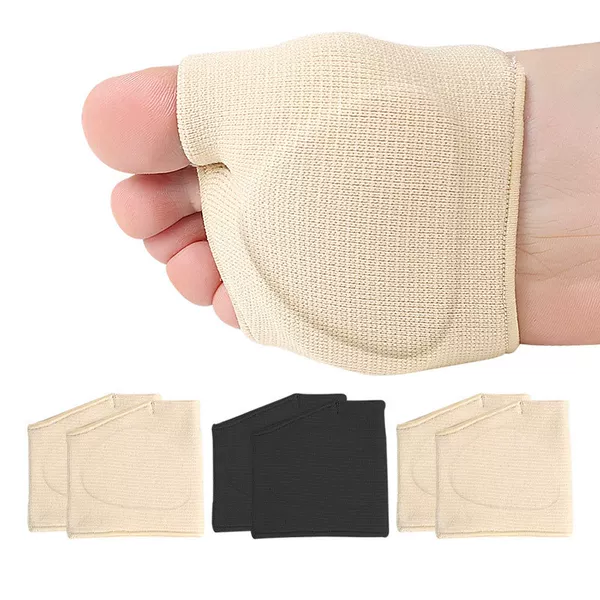 Threaded Men's and Women's Forefoot Pads Silicone Super Soft Protective Cover Thickened Thumb Forefoot Pads with Embedded Palms Inside the Feet