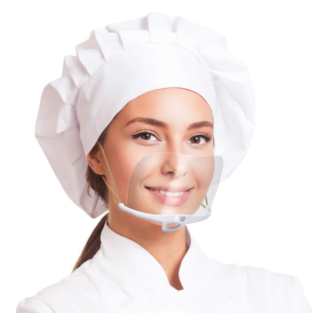 Protector Facial Transparente para Catering, Venta Directa de Fábrica, para Camareros de Hotel, Chefs, Protección contra Gotas y Saliva image 4