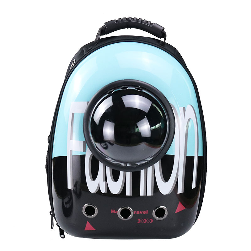 Suministros para mascotas nueva moda cápsula espacial gato mochila portátil gato mochila transpirable transparente perro mochila