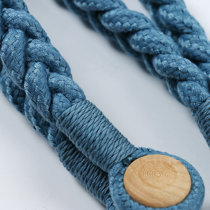 Abrazadera magnética para cortinas de madera natural y algodón_voghion.com