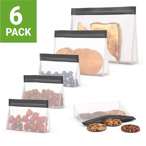 Spot PEVA transparent food refrigerator fresh-keeping bag cross-border sandwich vegetable and fruit storage packing bag zipper bag