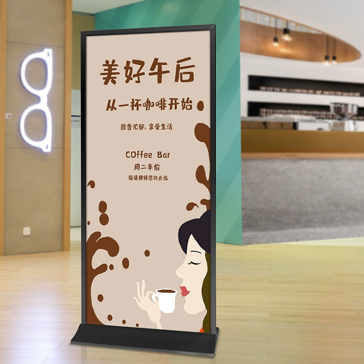 American Liring Show House 80X180 Outdoor Windproof Double -sided KT Platform Poster Poster Shelf Eliminates the Base Billboard