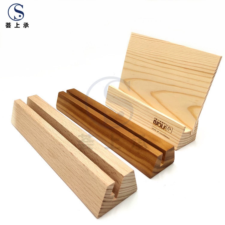 Обеденная открытка на деревянной основе Творческий Настольный календарь открытка деревянный квадратный держатель для заметок бизнес памятный подарок логотип