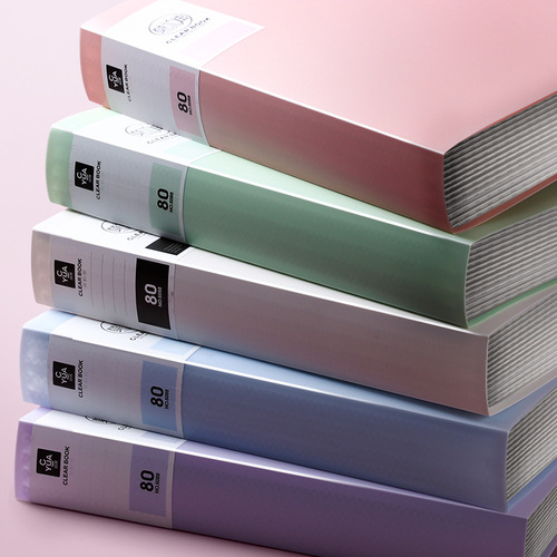 A4 Information Book Storage Book Folder Insert File Book Loose-leaf Book Test Paper Storage Bag Pregnancy Test Music Score Information Book