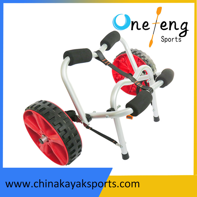 厂家供应独木舟皮划艇助推车kayak cart 承重75kg 可配置充气轮胎