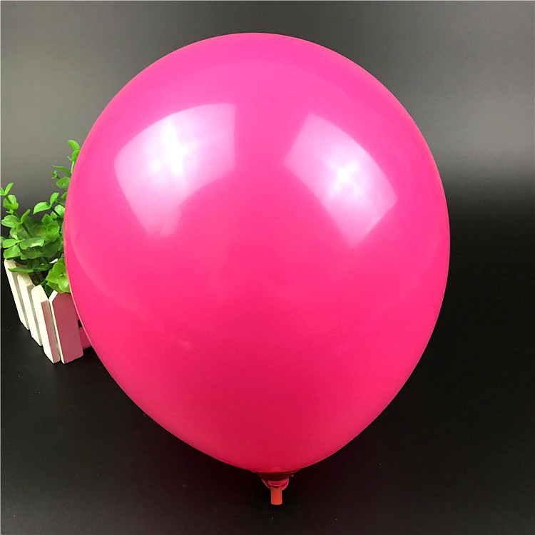 Transfronterizo al por mayor de 12 pulgadas de 3,2g de espesor de látex mate globo fiesta decoración de la boda globo mate