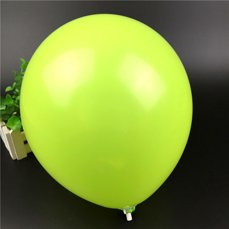 Transfronterizo al por mayor de 12 pulgadas de 3,2g de espesor de látex mate globo fiesta decoración de la boda globo mate