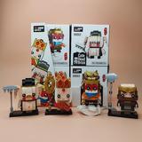 Строительные блоки Diku 6800B «Путешествие на Запад» с квадратной головой коровы Король демонов Татхагата Гуаньинь Железный веер Совместим с игрушками Lego 6+ Головоломки