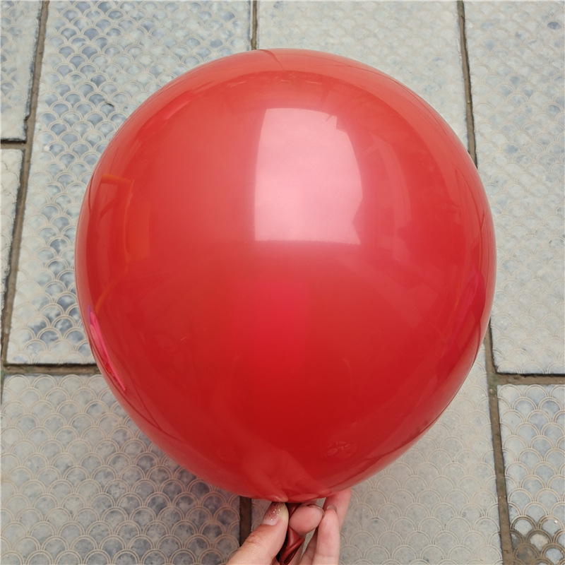 Transfronterizo al por mayor de 12 pulgadas de 3,2g de espesor de látex mate globo fiesta decoración de la boda globo mate