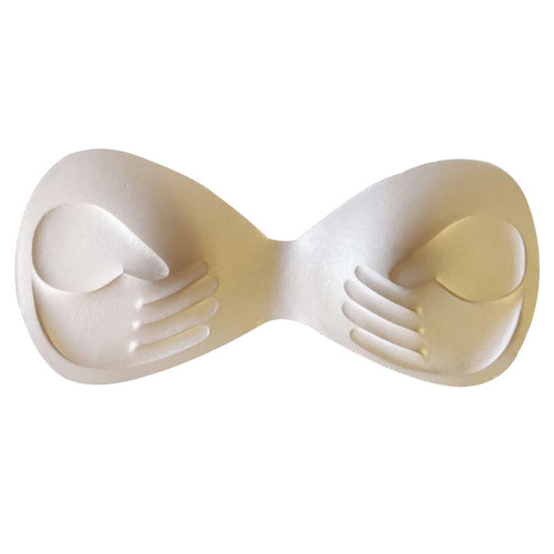 Bra cushion sponge insert sponge breast pad sports bra pad professional palm type cotton sweat-absorbent pad foreign trade manufacturer