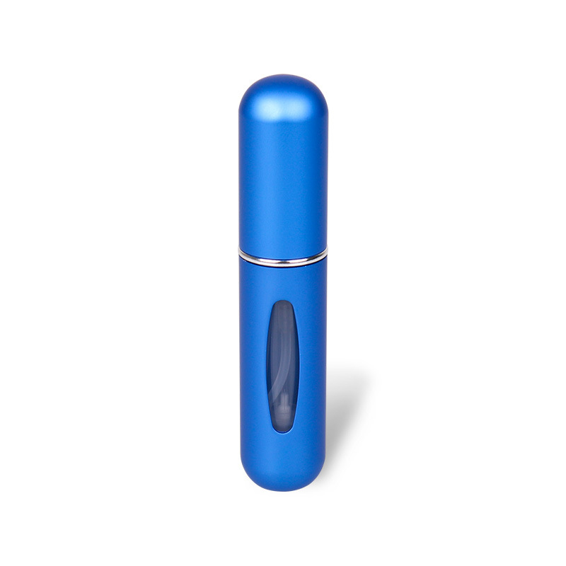 Botella de perfume de 5ml botella de relleno inferior de auto-bomba tipo reciclable botella de spray recargable botella cosmética portátil de alta gama