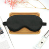 Double-sided silk sleep mask, belt for traveling, breathable glasses, eyes protection