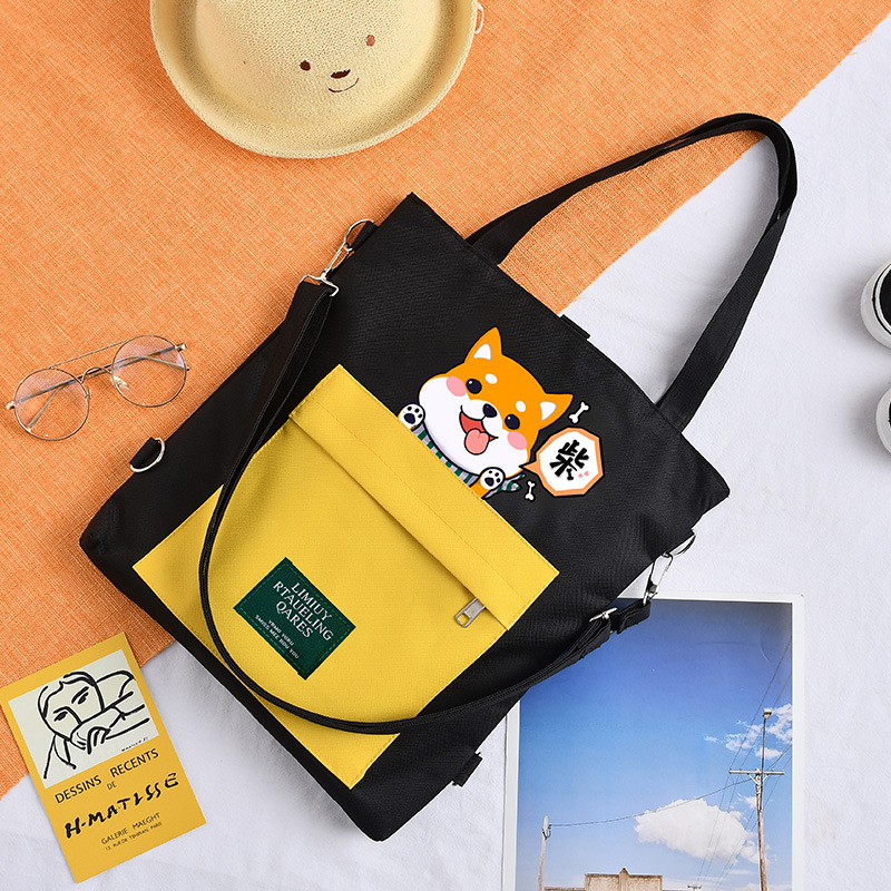 Backpack Women's Backpack 2023 New Korean Style Fashionable Oxford Cloth Canvas Fashion All-match Women's Travel Small Bag Wholesale