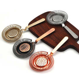 厂家批发 304不锈钢滤冰器 酒吧用具 霍桑过滤器 过滤 酒吧滤冰器