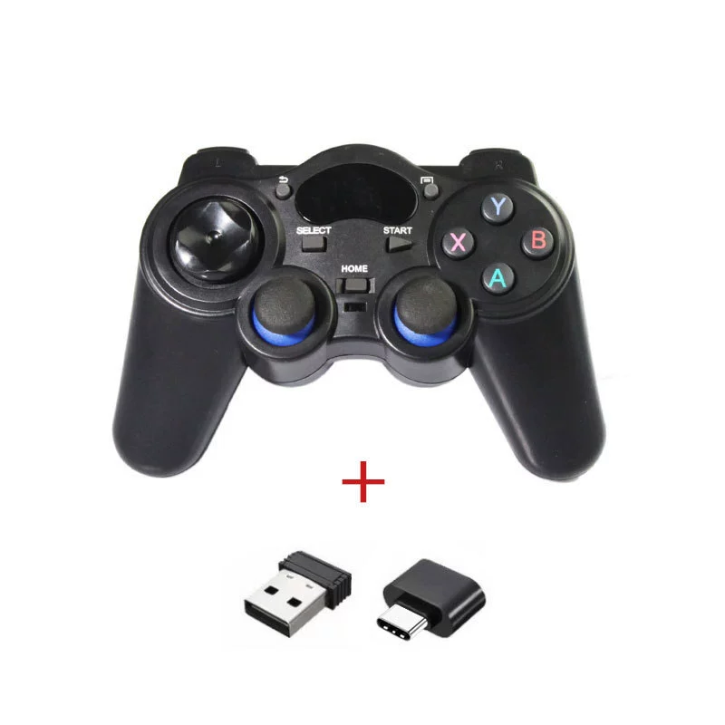 Wireless Gamepad T-850M, 2.4G USB Receiver, Android/PC/TV Support, Micro/Type‑C OTG