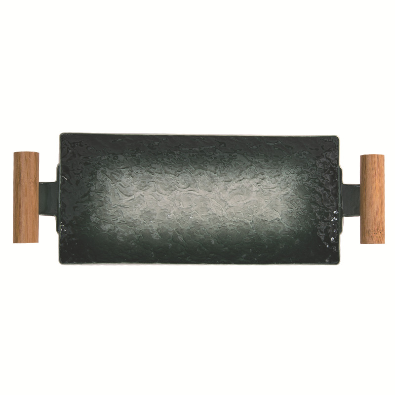 INS Nordic creativo placa de cerámica Home Hotel personalizado binaural plato de fruta plato de sushi postre placa de la torta